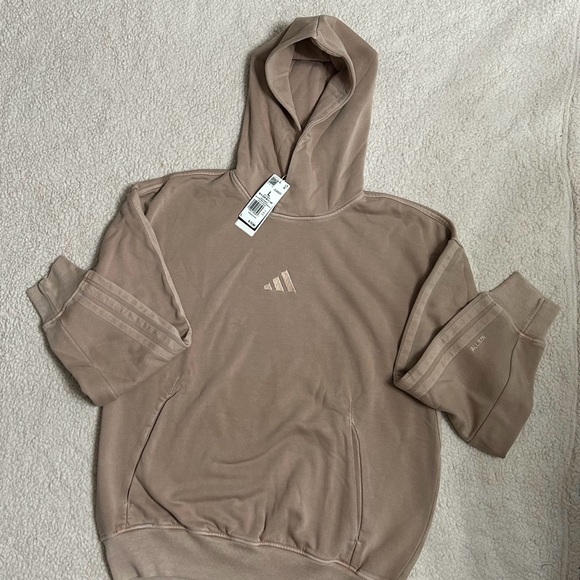 Adidas Men's Brown Hoodie Sweater - Picture 2 of 15